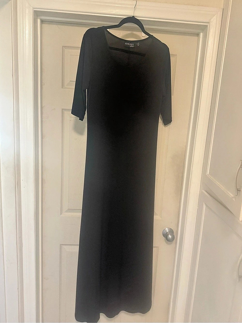 Attitudes by Renee Black Maxi Dress Small Tall Halloween Witch Costume